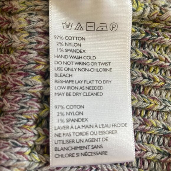 Urban Outfitters Knit Multi Color Thick Material Sleeveless Halter Crop Top - Picture 4 of 4